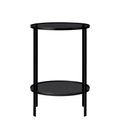 Fumi Beistelltisch / Ø 40 cm x H 58 cm - AYTM schwarz en metall