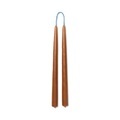 Dipped Langkerze / 2er-Set - h 30 cm - Ferm Living orange/braun en wachs