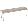 Luxembourg Bank 3- bis 4-Sitzer - Fermob braun/beige en metall