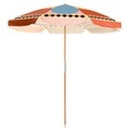 BUSINESS & PLEASURE, The Amalfi Sonnenschirm / Ø 230 cm - - BUSINESS & PLEASURE rosa en textil