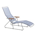 Houe - Gartenliege CLICK - graublau - Kunststoff - 64cm