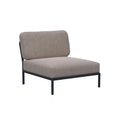 Level Lounge Sessel / Stoff - Houe beige en textil