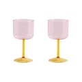 Tint Weinglas / 2er-Set - Hay rosa en glas