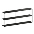 Slim Irony Regal / Konsole - L 180 x H 64 cm - Zeus schwarz en metall