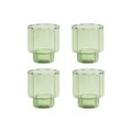 Bloom Glas / 4er-Set - & klevering grün en glas