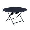 Caractère Klapptisch / Ø 128 cm / 7 Personen - Fermob blau en metall