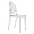 Victoria Ghost Stapelbarer Stuhl - Kartell transparent en plastikmaterial