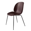 Beetle Stuhl / Gamfratesi - Stuhlbeine schwarz - Gubi rot en metall/plastikmaterial
