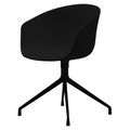About a chair Drehsessel 4 Füße - Drehstuhl - Hay schwarz en plastikmaterial