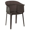 KARTELL, Papyrus Stapelbarer Sessel - Kartell braun en plastikmaterial