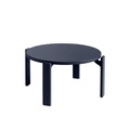 Rey Couchtisch / By Bruno Rey x Dietiker, 1971 - Ø 66,5 x H 32 cm - Hay blau en holz