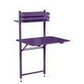 Balcon Bistro Klapptisch / herunterklappbar - 77 x 64 cm - Fermob violett en metall