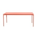 Fromme rechteckiger Tisch / Aluminium - 180 x 90 cm - Petite Friture rosa/orange en metall