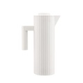 Plissé Isolierkrug / 1 L - Thermoplastisches Kunstharz - Alessi weiß en plastikmaterial