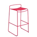 Surprising Barhocker / Metall - H 78 cm - Fermob rosa en metall