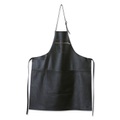 DUTCHDELUXES - Schürze BBQ - Leder - schwarz - 64.5/78.5 cm