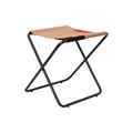 ferm living, Desert Klappstuhl / Plastikflaschen-Recycling - Gestell schwarz - Ferm Living beige en textil