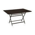 Caractère Klapptisch / 128 x 90 cm - 6 Personen / Metall - Fermob orange en metall