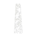 Tuta Kleiderständer mit Fuß / Metall - H 170 x Ø 50 cm - Cappellini weiß en metall