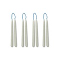 Dipped Langkerze / 8er-Set - h 15 cm - Ferm Living grün en wachs