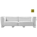 Pop Duo Sofa Gestell transparent - Kartell grün en textil