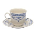 Rose Teetasse / Mit Untertasse - Bitossi Home weiß/blau en keramik