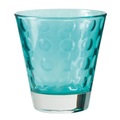 Optic Whisky Glas / H 9 cm x Ø 8,5 cm - 22 cl - Leonardo blau en glas