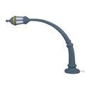Street Lamp Outdoor Stehleuchte / Kunstharz - L 242 x H 190 cm - Seletti grau en plastikmaterial