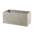 Concrete Box Übertopf rechteckig / 29 x 14,5 cm / für Konsole 