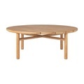 Quatro Outdoor Couchtisch / Ø 95 x H 35 cm - Teakholz - Ethnicraft holz natur en holz