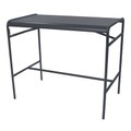 Luxembourg hoher Tisch / für 4 Personen - 126 x 73 cm - Fermob grau/schwarz en metall