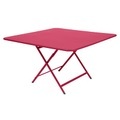 Caractère Klapptisch / 128 x 128 cm - Fermob rosa en metall