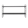 North Regal / L 65 x H 35 cm - Metall & MDF - Bloomingville schwarz en metall