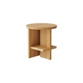 Beistelltisch Tee holz natur / Ø 40 x H 42,5 cm - NINE holz natur en holz