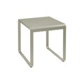 Bellevie rechteckiger Tisch / 74 x 80 cm - Metall - Fermob beige en metall