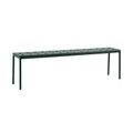 Balcony Bank / L 165 cm - Stahl - Hay grün en metall