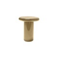 Couchtisch Bilbao holz beige / 50 x 50 x H 59 cm - Mogg beige en holz