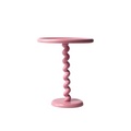 Twister Beistelltisch / Ø 46 x H 56 cm - Aluminiumguss - Pols Potten rosa en metall