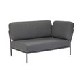 Level Sofa modulierbar / Eckmodul rechts - Stoffbezug - Houe grau en textil