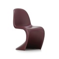 Panton Chair Stuhl / By Verner Panton, 1959 - Polypropylen - Vitra rot/violett en plastikmaterial