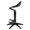 Kartell-Spoon Stuhl, Schwarz
