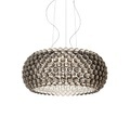 Caboche Plus Pendelleuchte Large / LED - Dimmbare Version / Ø 70 cm - Foscarini grau en plastikmaterial