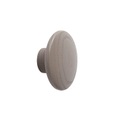 The Dots Wood Wandhaken / XSmall - Ø 6,5 cm - Muuto braun/beige en holz