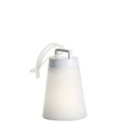 Sasha Mini Lampe ohne Kabel / LED - H 24,5 cm - Carpyen weiß en plastikmaterial