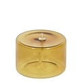 Olie Öllampe / Ø 10 cm x H 6,5 cm - ENOstudio gelb/braun en glas