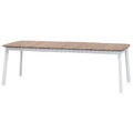 Emu, Shine Ausziehtisch / Tischplatte aus Teakholz - L 180 bis 292 cm - Emu weiß/holz natur en metall/holz