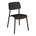 Studie Stapelbarer Stuhl / Aluminium - Fermob orange en metall