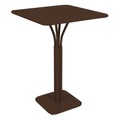 Luxembourg Stehtisch 80 x 80 x H 105 cm - Fermob braun en metall