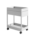 New Order Rollcontainer / 1 Schublade - Hay grau en metall