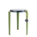 Lou Stappelbarer Hocker By Romain Costa / Limitierte Auflage Weihnachten 2020 - TIPTOE blau en metall